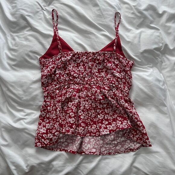 Francesca’s Monroe Ladder Trim Floral Tank Top Size XXS - Picture 6 of 10